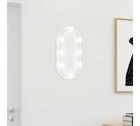 vidaXL Miroir LED Ovale 40x20 cm