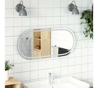 vidaXL Miroir LED - Ovale Salle de bain