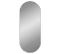 vidaXL Miroir Mural Argenté 60x25 cm Ovale