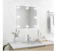 VIDAXL Miroir mural LED carré