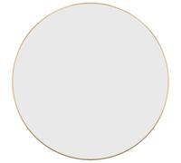 vidaXL Miroir Mural Doré Ø 60 cm Rond