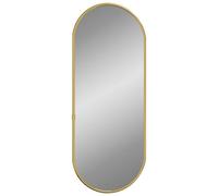 vidaXL Miroir Mural Doré 60x25 cm Ovale