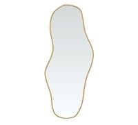 vidaXL Wandspiegel 80x35 cm goudkleurig348261 G