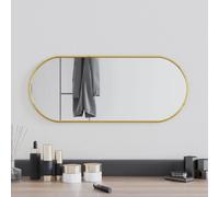 vidaXL Miroir mural ovale 60x25 cm