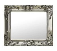 vidaXL Miroir Mural Style Baroque 50x40 cm Argenté