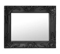 vidaXL Miroir Mural Style Baroque 50x40 cm Noir
