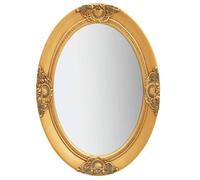 vidaXL Miroir mural baroque 50 x 70 cm Doré