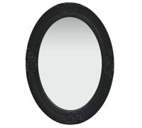 vidaXL Miroir Mural Style Baroque Noir 50 x 70 cm