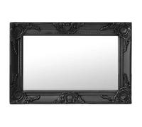 vidaXL Miroir mural Baroque 60x40 cm Noir