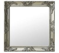 vidaXL Miroir mural style baroque 60x60 cm Argenté 320334