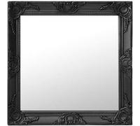vidaXL Miroir mural style baroque 60x60 cm Noir