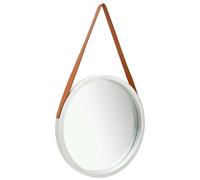 vidaXL Miroir mural suspendu - 50 cm - Argenté