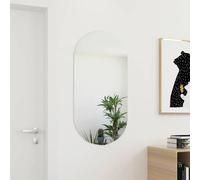vidaXL Miroir Mural Miroir Suspendu Miroir de Décoration Miroir de Dressing Miroir d'Entrée Salon Salle de Séjour Maison Intérieur 100x50 cm Verre