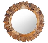 vidaXL Miroir murale 60 cm - Teck