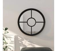 vidaXL Miroir Noir 40 cm - Fer