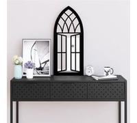 vidaXL Miroir Noir 70x30 cm Fer