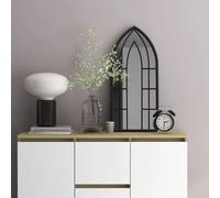 vidaXL Miroir - Noir Fer