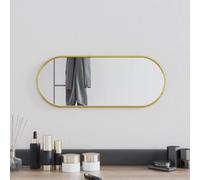 vidaXL Miroir Ovale Doré