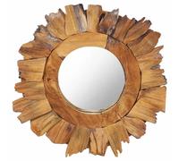 vidaXL Miroir Rond 40 cm Teck