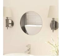 vidaXL Miroir Rond sans Cadre Miroir Mural Miroir de Salon Miroir Chambre à Coucher Miroir de Salle de Bain Intérieur Maison 283653