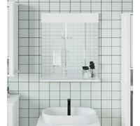 VIDAXL Miroir Salle de Bain BERG Blanc