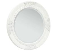 vidaXL Miroir style baroque blanc