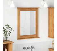 vidaXL Miroir VIGO Marron miel 55,5 x 5 x 70 cm Bois de pin massif