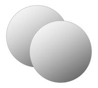 vidaXL Miroirs muraux 2 pcs 50 cm Rond Verre