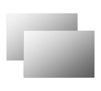 vidaXL Miroirs muraux 2 pcs 60x40 cm Rectangulaire Verre