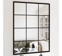 vidaXL Miroirs muraux noir 3 pcs