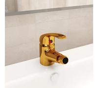 Mitigeur de Bidet de Salle de Bain Robinet de Cuisine Salle d'Eau Mitigeur de Salle de Bain Robinet de Lavabo Maison Intérieur Doré 13x12 cm