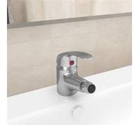 vidaXL Mitigeur de Bidet de Salle de Bain Robinet de Cuisine Salle d'Eau Mitigeur de Salle de Bain Robinet de Lavabo Maison Intérieur Argenté 13x12 cm 149087 G