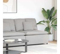vidaXL Module central de canapé modulable avec coussins Gris nuage 100 cm