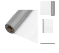 vidaXL Moustiquaire acier inoxydable 112x2000 cm argenté - Panneaux de clôture