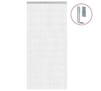 vidaXL Moustiquaire de porte à chaîne 100x200 cm aluminium
