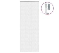 vidaXL Rideau de porte en chaînes 80x221 cm aluminium