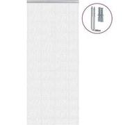 vidaXL Rideau de porte en chaîne 90x200 cm aluminium anti-mouches