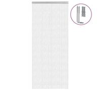 vidaXL Moustiquaire de porte à chaîne 90x220 cm aluminium, rideau anti-mouches de porte, moustiquaire de porte 4010013