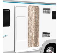 vidaXL Moustiquaire en chenille 56x185 cm - Beige et marron foncé