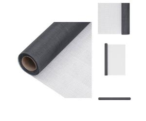 vidaXL Moustiquaire en fibre de verre 100x2000 cm Gris - Panneaux de clôture