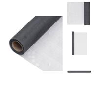 vidaXL Moustiquaire en fibre de verre 112x2000 cm Gris - Panneaux de clôture