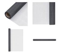 vidaXL Moustiquaire Fibre de Verre 112x2000 cm Gris - Moustiquaire - Moustiquaire - Protection contre les insectes - Protection contre les moustiques