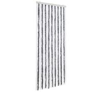 vidaXL Moustiquaire Gris et Blanc 56 x 185 cm Chenille