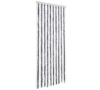vidaXL Moustiquaire Gris et Blanc 90x220 cm Chenille