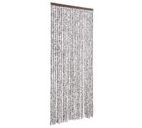 vidaXL Moustiquaire Marron et Beige 100 x 220 cm Chenille