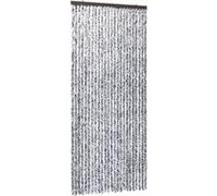 vidaXL Rideau anti-insectes chenille 100 x 220 cm brun et beige