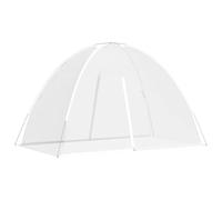vidaXL Moustiquaire mongole avec portes 220 maille blanc 200x120x130 cm