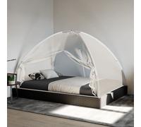 Vidaxl Moustiquaire Mongole Avec Portes 220 Maille Blanc 200x200x130cm