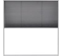 vidaXL Moustiquaire plissée pour fenêtre Aluminium 120 x 120 cm G
