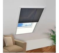 vidaXL Moustiquaire pliss¿¿e pour fen¿ºtre Aluminium 80 x 100 cm
